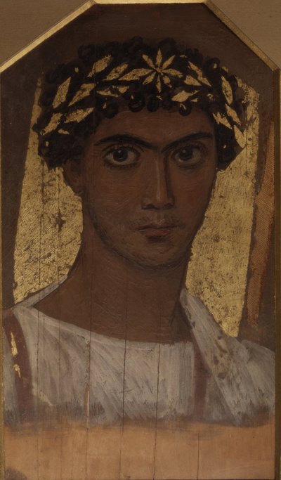 A Young Man in a Gold Wreath by Unbekannt Unbekannt